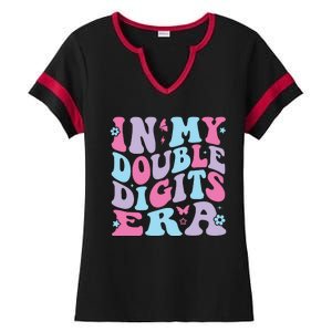 In My Double Digits Era Ladies Halftime Notch Neck Tee