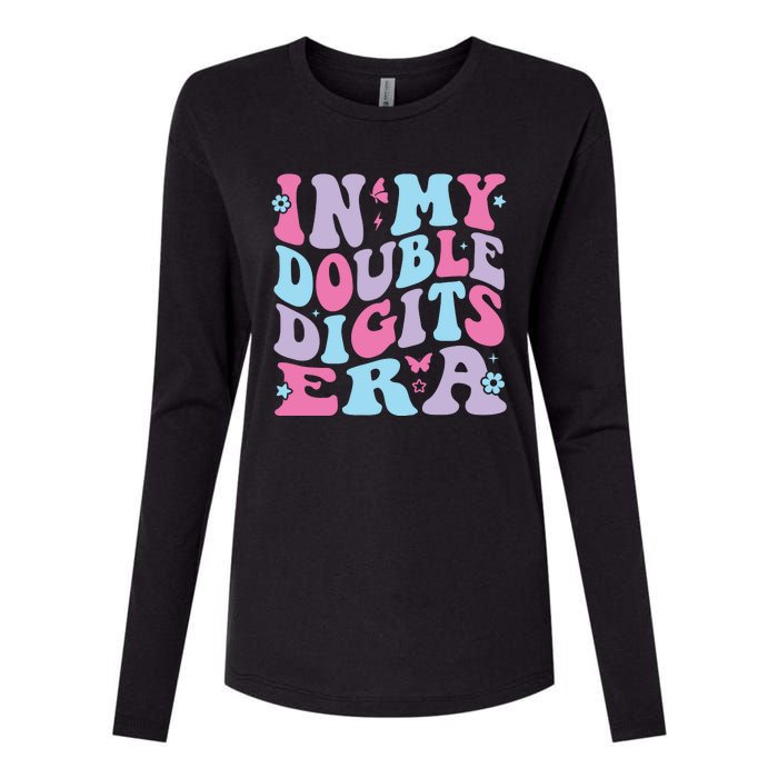 In My Double Digits Era Womens Cotton Relaxed Long Sleeve T-Shirt