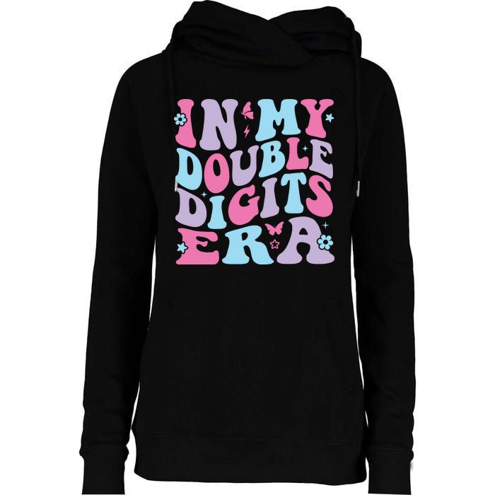 In My Double Digits Era Womens Funnel Neck Pullover Hood