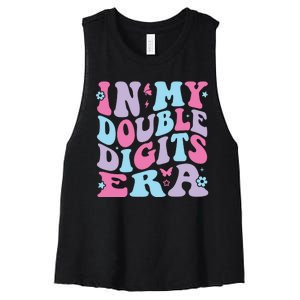 In My Double Digits Era Women's Racerback Cropped Tank