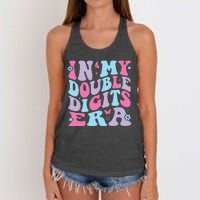 In My Double Digits Era Women's Knotted Racerback Tank