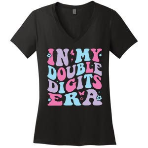 In My Double Digits Era Women's V-Neck T-Shirt