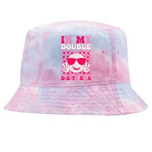 In My Double Digits Era Smile 10 Year Old 10th Birthday Girl Tie-Dyed Bucket Hat