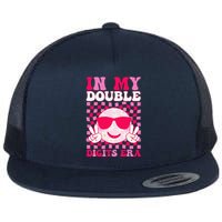 In My Double Digits Era Smile 10 Year Old 10th Birthday Girl Flat Bill Trucker Hat