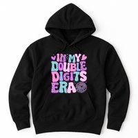 In My Double Digits Era Retro 10 Year Old 10th Birthday Hoodie