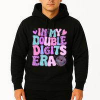 In My Double Digits Era Retro 10 Year Old 10th Birthday Hoodie