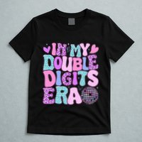 In My Double Digits Era Retro 10 Year Old 10th Birthday T-Shirt