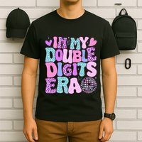 In My Double Digits Era Retro 10 Year Old 10th Birthday T-Shirt