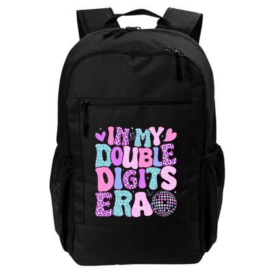 In My Double Digits Era Retro 10 Year Old 10th Birthday Backpack