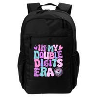 In My Double Digits Era Retro 10 Year Old 10th Birthday Backpack