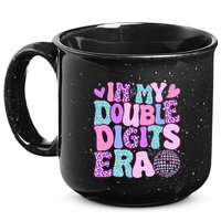 In My Double Digits Era Retro 10 Year Old 10th Birthday 15oz Campfire Ceramic Mug