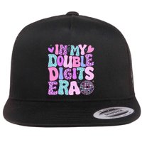In My Double Digits Era Retro 10 Year Old 10th Birthday Flatbill Hat