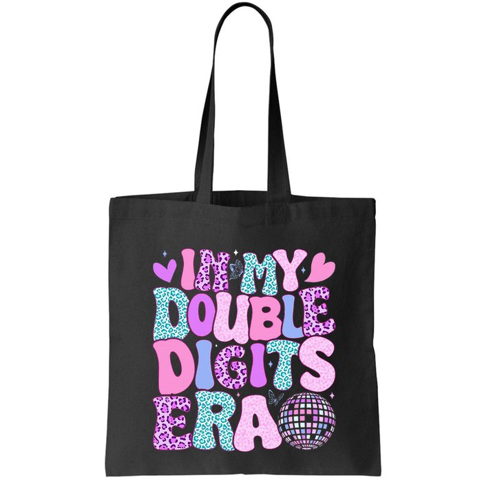 In My Double Digits Era Retro 10 Year Old 10th Birthday Bag