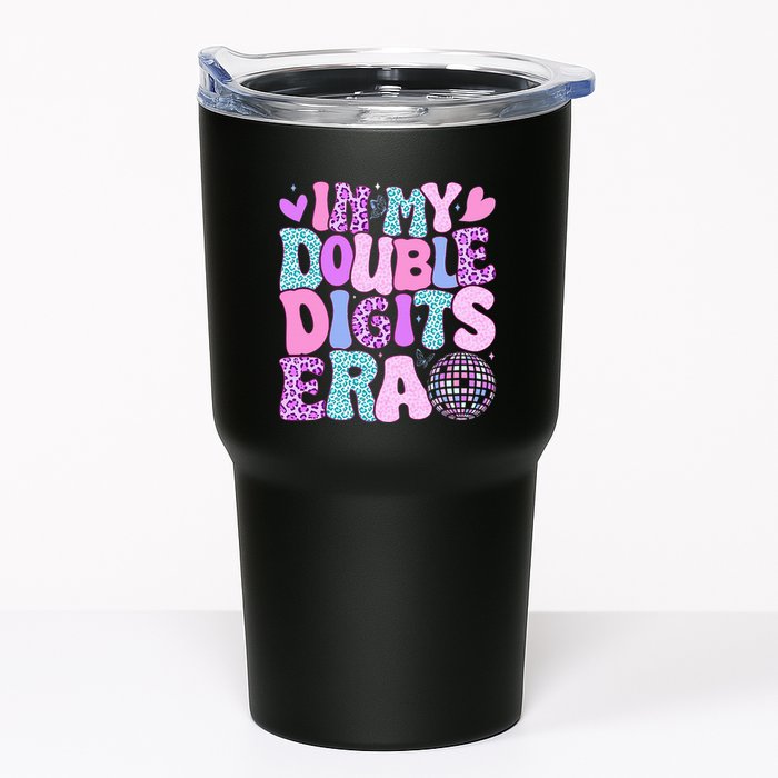 In My Double Digits Era Retro 10 Year Old 10th Birthday Tumbler