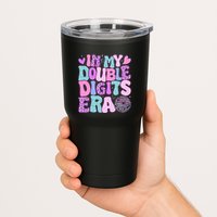 In My Double Digits Era Retro 10 Year Old 10th Birthday Tumbler