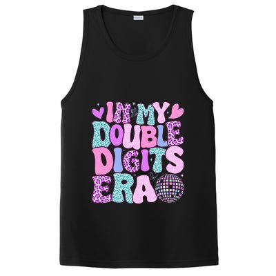 In My Double Digits Era Retro 10 Year Old 10th Birthday PosiCharge Competitor Tank