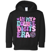 In My Double Digits Era Retro 10 Year Old 10th Birthday Toddler Hoodie