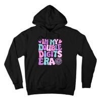 In My Double Digits Era Retro 10 Year Old 10th Birthday Tall Hoodie