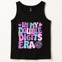 In My Double Digits Era Retro 10 Year Old 10th Birthday Tank Top