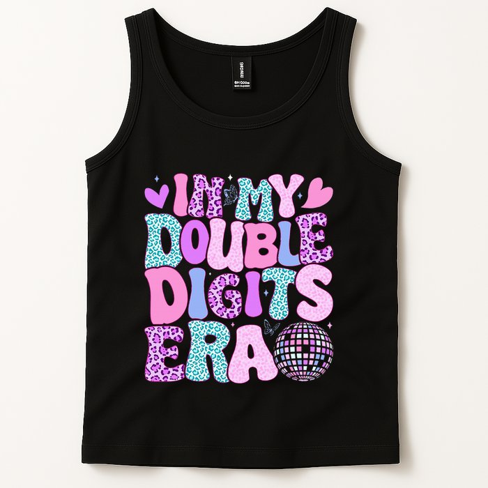 In My Double Digits Era Retro 10 Year Old 10th Birthday Tank Top