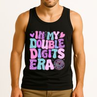 In My Double Digits Era Retro 10 Year Old 10th Birthday Tank Top