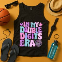 In My Double Digits Era Retro 10 Year Old 10th Birthday Tank Top