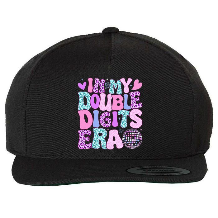 In My Double Digits Era Retro 10 Year Old 10th Birthday Wool Snapback Cap
