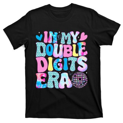 In My Double Digits Era Retro 10 Year Old 10th Birthday Girl T-Shirt