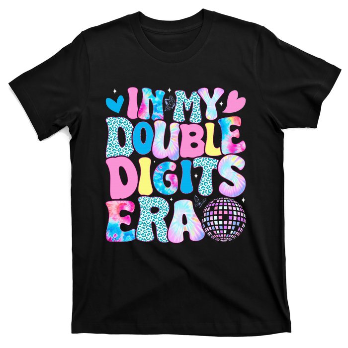 In My Double Digits Era Retro 10 Year Old 10th Birthday Girl T-Shirt