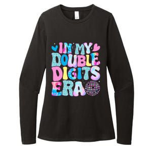 In My Double Digits Era Retro 10 Year Old 10th Birthday Girl Womens CVC Long Sleeve Shirt