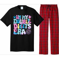 In My Double Digits Era Retro 10 Year Old 10th Birthday Girl Pajama Set