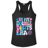 In My Double Digits Era Retro 10 Year Old 10th Birthday Girl Ladies PosiCharge Competitor Racerback Tank