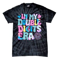 In My Double Digits Era Retro 10 Year Old 10th Birthday Girl Tie-Dye T-Shirt