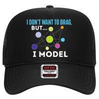 I Model Data Science Statistics Data Analyst Data Modeling High Crown Mesh Back Trucker Hat