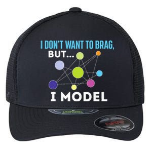 I Model Data Science Statistics Data Analyst Data Modeling Flexfit Unipanel Trucker Cap