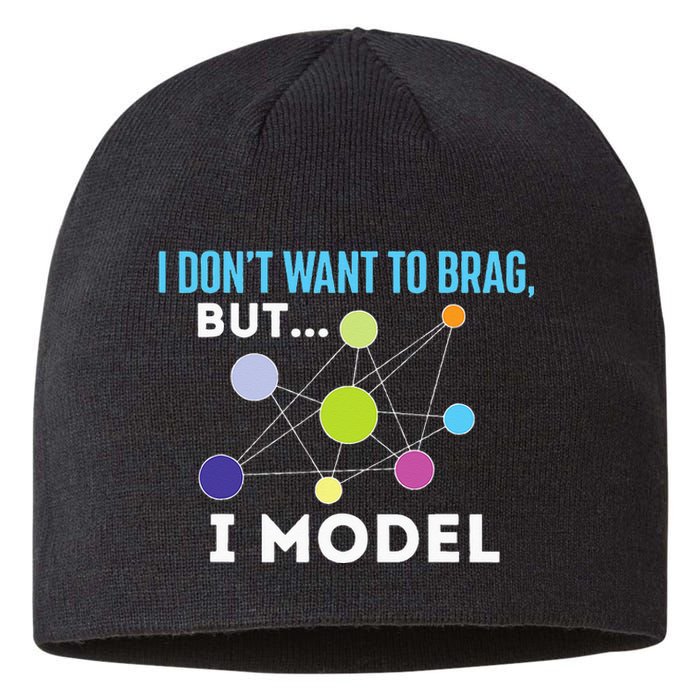 I Model Data Science Statistics Data Analyst Data Modeling Sustainable Beanie