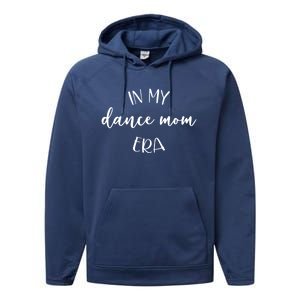 In My Dance Mom Era Script Cute Gift Performance Fleece Hoodie