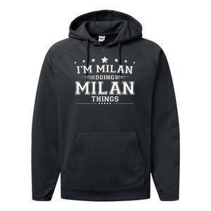 Im Milan Doing Milan Things Performance Fleece Hoodie