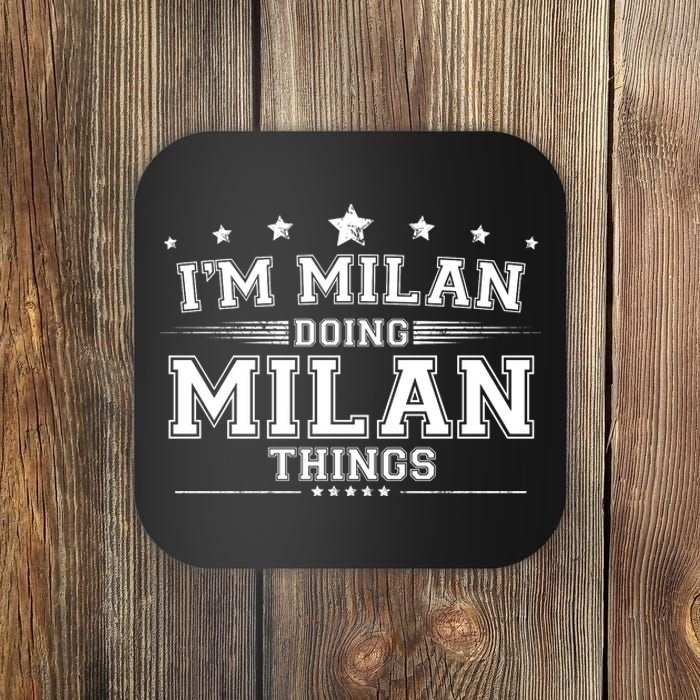 Im Milan Doing Milan Things Coaster