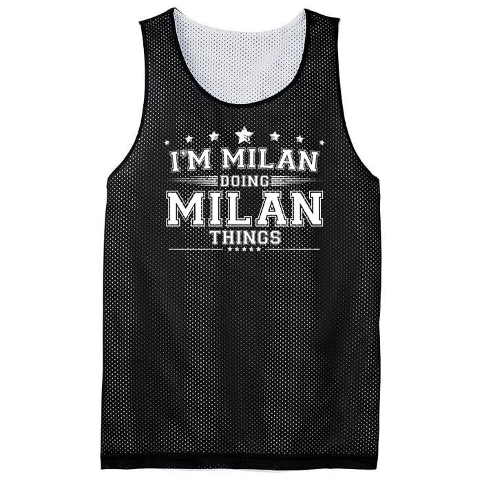 Im Milan Doing Milan Things Mesh Reversible Basketball Jersey Tank