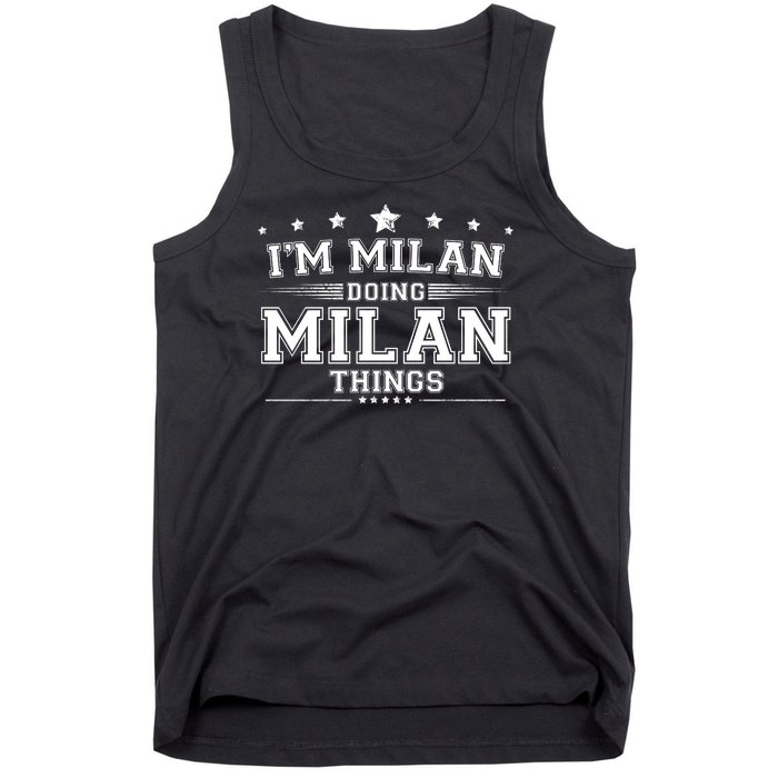 Im Milan Doing Milan Things Tank Top