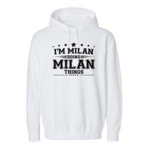 Im Milan Doing Milan Things Garment-Dyed Fleece Hoodie