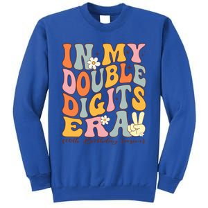 In My Double Digits Era 10th Birthday Tall Sweatshirt