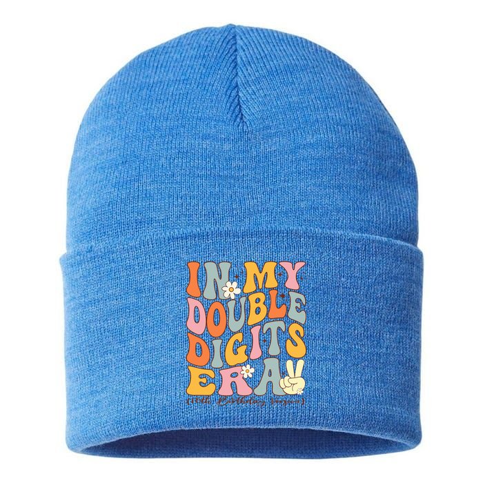 In My Double Digits Era 10th Birthday Sustainable Knit Beanie