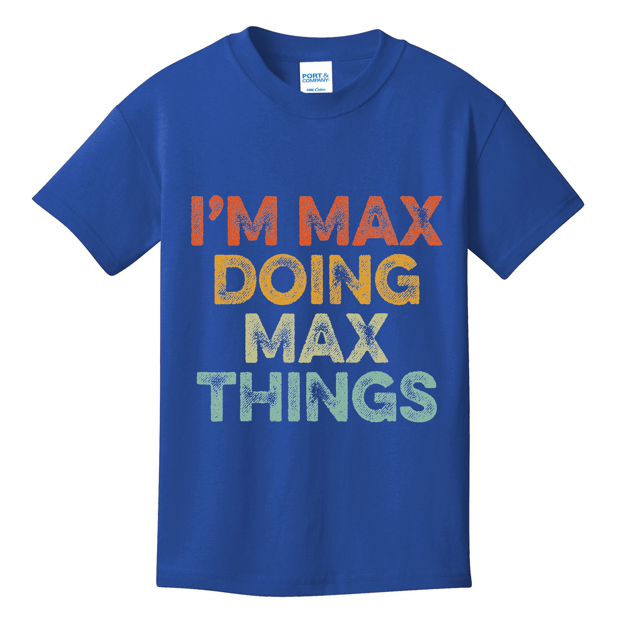 IM Max Doing Max Things Kids T-Shirt