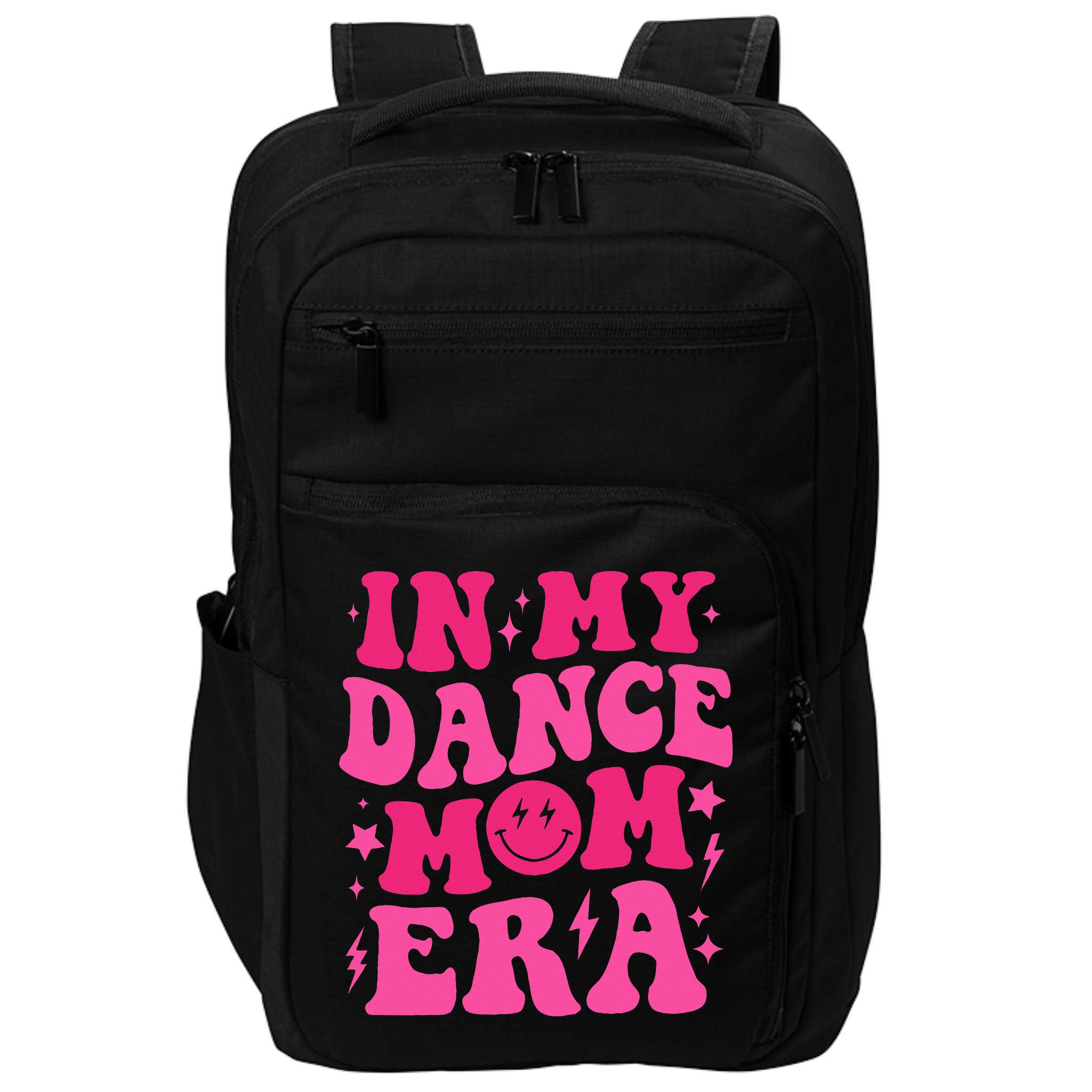 In My Dance Mom Era Groovy Sports Dance Mom Sweat Impact Tech Backpack