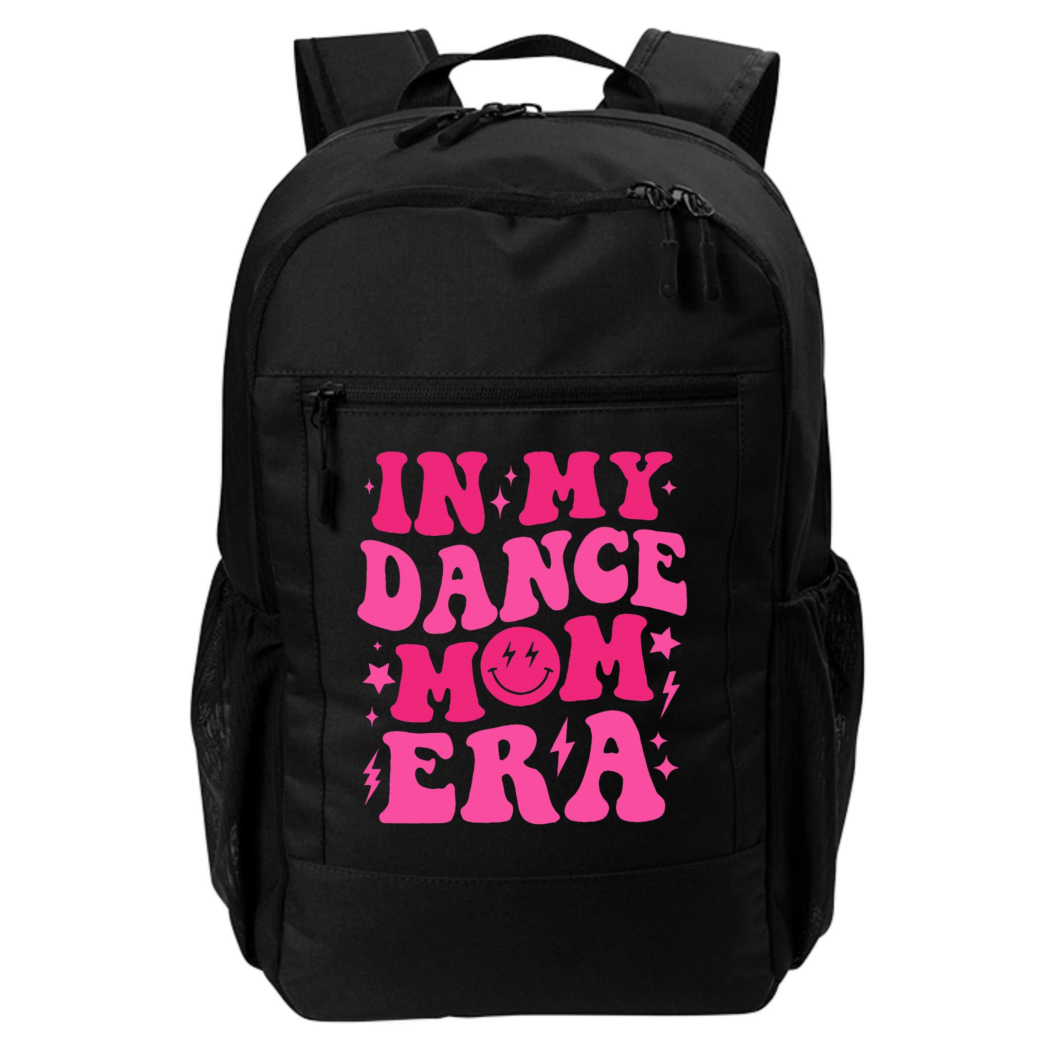 In My Dance Mom Era Groovy Sports Dance Mom Sweat Backpack