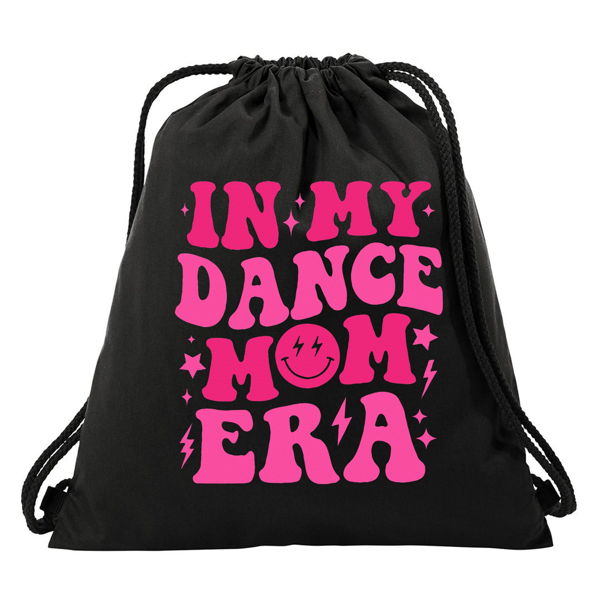 In My Dance Mom Era Groovy Sports Dance Mom Sweat Drawstring Bag