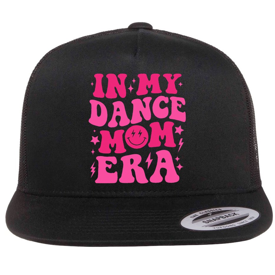 In My Dance Mom Era Groovy Sports Dance Mom Sweat Flat Bill Trucker Hat