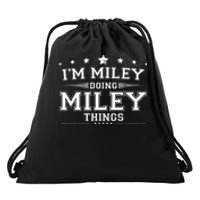 Im Miley Doing Miley Things Drawstring Bag